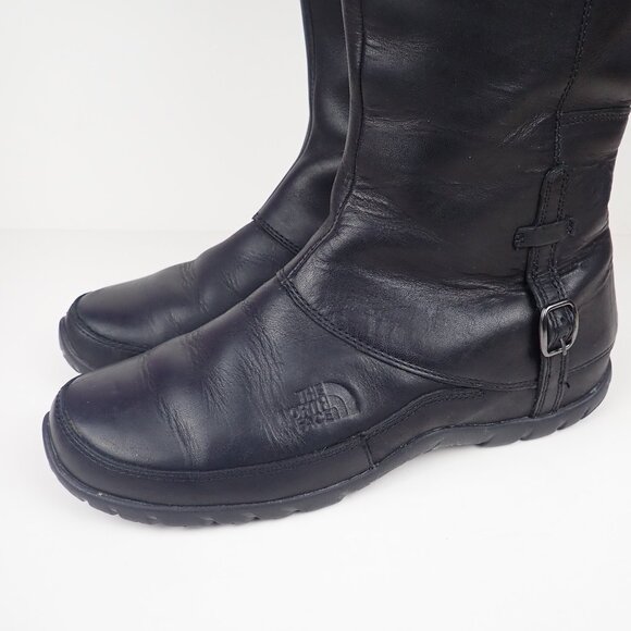 The North Face Womens Size 7 Camryn Boots Tall Waterproof Leather - Picture 2 of 13